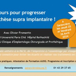 Prothèses Supra Implantaires: Du plus simple au plus complexe en pratique quotidienne !